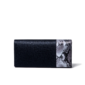 PATRICK COX<br>EMBOSS LEATHER COMBINATION 長財布［パトリック・コックス］